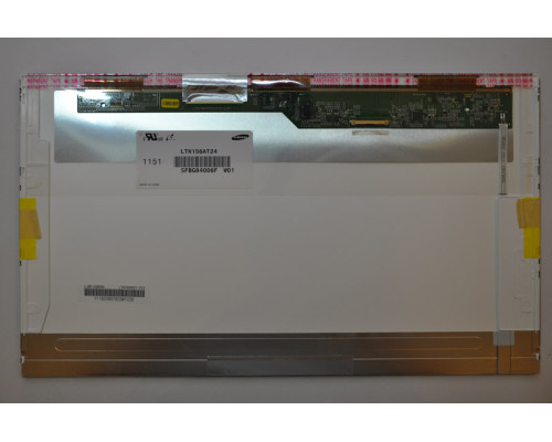 Матриця 15.6 LTN156AT24 (1366*768, 40pin, LED, NORMAL, глянцева, роз'єм ліворуч знизу) для ноутбука (renew) NBB-29773