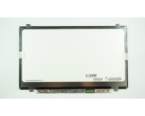 Матриця 14.0 N140FGE-EA2 (1600*900, 30pin(eDP), LED, SLIM (вертикальні вушки), матова, роз'єм праворуч знизу, for ASUS G46, Lenovo S3) для ноутбука (renew) NBB-42700