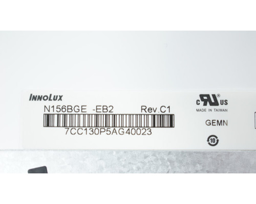 Матриця 15.6 N156BGE-EB2 (1366*768, 30pin(eDP), LED, SLIM(вертикальні вушки), матова, роз'єм праворуч знизу) для ноутбука NBB-61361