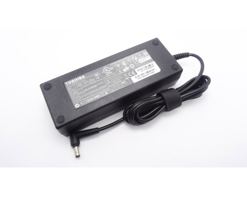 Блок живлення для ноутбука TOSHIBA 19V, 6.3A, 120W, 5.5*2.5мм, L-подібний роз'єм, black (без кабеля!) NBB-62788