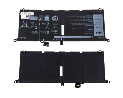 Оригінальна батарея для ноутбука DELL DXGH8 (XPS: 13 7390, 9370, 9380) 7.6V 6500mAh 52Wh Black (H754V) NBB-76138