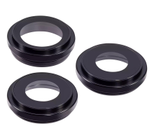 Скло камери Apple iPhone 16 Pro з рамкою black titanium (Original) PLS-00-00132864