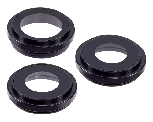 Скло камери Apple iPhone 16 Pro з рамкою black titanium (Original) PLS-00-00132864