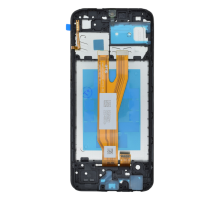 Дисплей Samsung A032 Galaxy A03 core з сенсором та рамкою black (Brand Pack) PLS-00-00126081