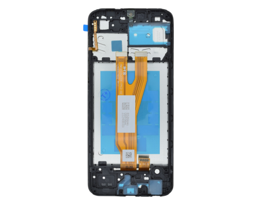 Дисплей Samsung A032 Galaxy A03 core з сенсором та рамкою black (Brand Pack) PLS-00-00126081