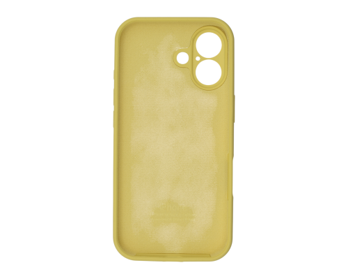 Чохол Silicone Case Full Camera Protective iPhone 17 yellow PLS-00-00150704