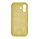 Чохол Silicone Case Full Camera Protective iPhone 17 yellow PLS-00-00150704