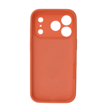 Чохол Silicone Case Full Camera Protective для iPhone 17 Pro Max apricot PLS-00-00156029