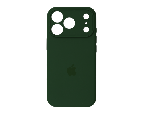 Чохол Silicone Case Full Camera Protective iPhone 17 Pro Max dark green PLS-00-00156031