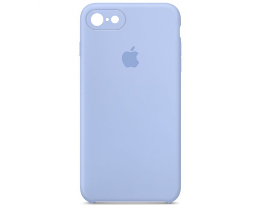 Чохол Silicone Case Квадратні Борти Full Camera iPhone 7 lilac blue PLS-00-00103973