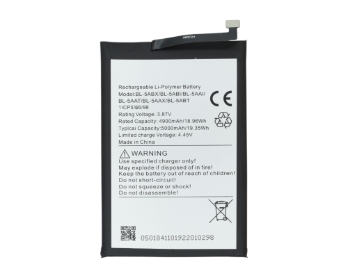 Акумулятор Tecno BL-5ABT (Original China) PLS-00-00156939