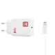 Зарядний пристрій FLYCDI FA-013 20W PD 3A USB-C з кабелем Lightning white PLS-00-00133886