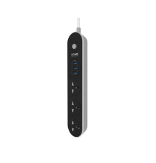 Мережевий фільтр LDNIO SC3301 15.5W 3.1A 3USB 1.6м black PLS-00-00102321