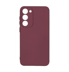 Чохол Silicone Cover Full Camera Samsung S916 Galaxy S23 Plus maroon PLS-00-00116821
