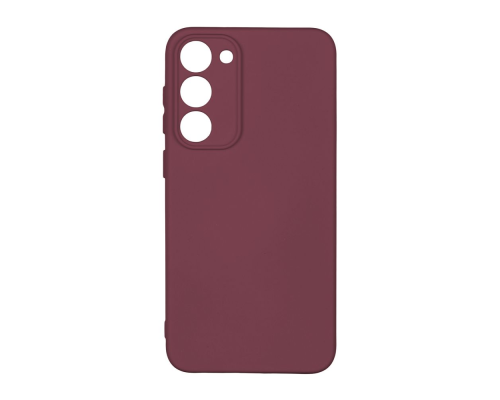 Чохол Silicone Cover Full Camera Samsung S916 Galaxy S23 Plus maroon PLS-00-00116821
