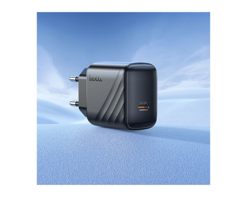 Зарядний пристрій Hoco CS24A 25W 3A 1USB-С black PLS-00-00138662