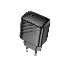 Зарядний пристрій Hoco CS24A 25W 3A 1USB-С black PLS-00-00138662