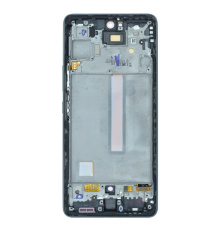 Дисплей Samsung A536 Galaxy A53 (2022) з сенсором та рамкою black (OLED) (Big size) PLS-00-00118694