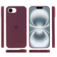 Чохол Silicone Case Full Protective iPhone 16e plum PLS-00-00142207
