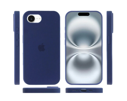 Чохол Silicone Case Full Protective iPhone 16e deep navy PLS-00-00142227
