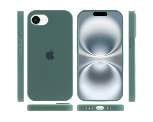 Чохол Silicone Case Full Protective iPhone 16e pine green PLS-00-00142238