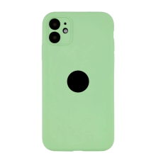 Чохол Silicone Case Full Camera Protective для iPhone 12 mint PLS-00-00155361