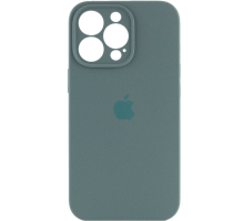 Чохол Silicone Case Full Camera Protective iPhone 15 Pro pine green PLS-00-00111543