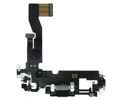 Шлейф iPhone 12 з роз'ємом зарядки black (Original) PLS-00-00106881