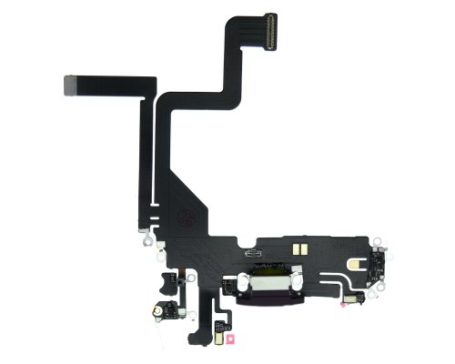 Шлейф iPhone 14 Pro з роз'ємом зарядки purple (Original China) PLS-00-00107205