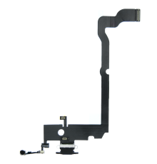 Шлейф iPhone XS Max з роз'ємом зарядки black (Original) PLS-00-00107218