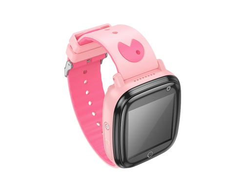 Смарт годинник дитячий Hoco Y100 pink PLS-00-00141401