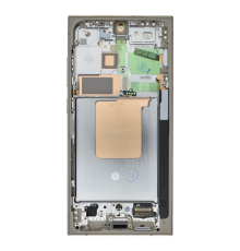 Дисплей Samsung S928 Galaxy S24 Ultra з сенсором та рамкою gray (Original) PLS-00-00141959