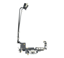 Шлейф iPhone 17 Pro Max з роз'ємом зарядки US silver (Original Used) PLS-00-00152698