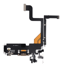 Шлейф iPhone 13 Pro з роз'ємом зарядки gold (Original China) PLS-00-00107264