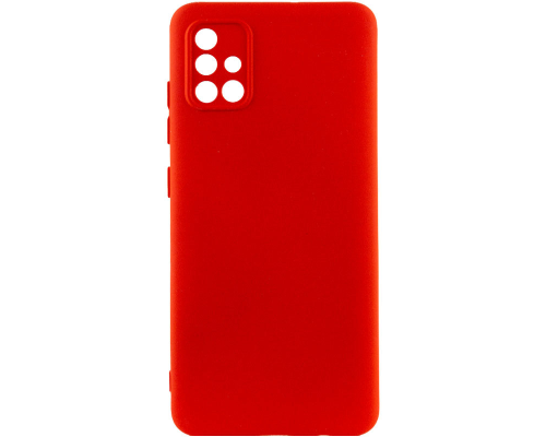 Чохол Silicone Cover Full Camera Samsung A515 Galaxy A51 red PLS-00-00116737
