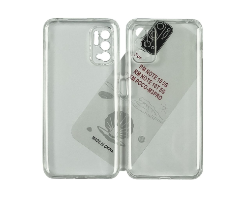 Чохол Silicone KST Xiaomi Redmi Note 10 5G clear PLS-00-00097136
