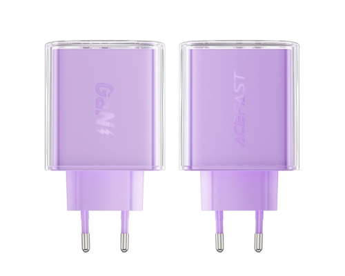 Зарядний пристрій Acefast A45 65W 3A USB-A+2USB-С purple PLS-00-00124909