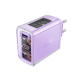 Зарядний пристрій Acefast A45 65W 3A USB-A+2USB-С purple PLS-00-00124909