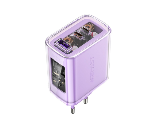 Зарядний пристрій Acefast A45 65W 3A USB-A+2USB-С purple PLS-00-00124909