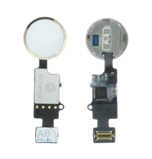 Шлейф з кнопкою Home iPhone 7 (Universal Grand Duke) (Original IC) gold PLS-00-00122715