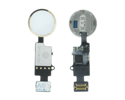 Шлейф з кнопкою Home iPhone 7 (Universal Grand Duke) (Original IC) gold PLS-00-00122715