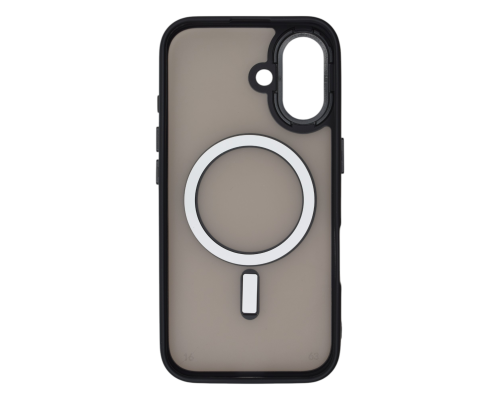 Чохол TPU+PC Metal Buttons with MagSafe iPhone 16 black PLS-00-00135471