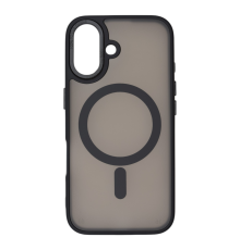 Чохол TPU+PC Metal Buttons with MagSafe iPhone 16 black PLS-00-00135471