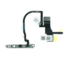 Шлейф iPhone XS з кнопкою ввімкнення and camera flash (Original Used) PLS-00-00091274