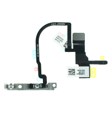 Шлейф iPhone XS з кнопкою ввімкнення and camera flash (Original Used) PLS-00-00091274