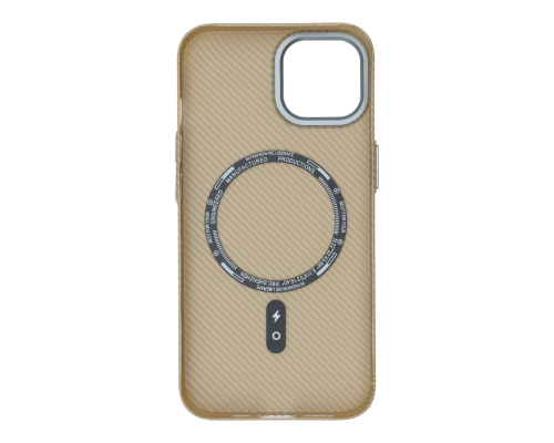 Чохол D Glory Ultra Slim with MagSafe iPhone 13 beige carbon PLS-00-00156430