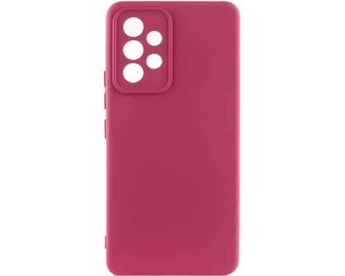 Чохол Silicone Cover Full Camera Samsung A336 Galaxy A33 5G marsala PLS-00-00118285