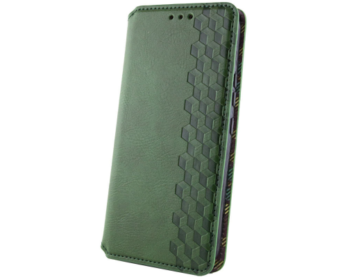 Чохол-книжка Leather Cubic Xiaomi Redmi Note 13 Pro Plus 5G green PLS-00-00131709