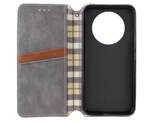Чохол-книжка Leather Cubic Xiaomi Redmi A3 gray PLS-00-00131685