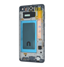 Дисплей Samsung G973 Galaxy S10 з сенсором та рамкою black (IPS) PLS-00-00133107